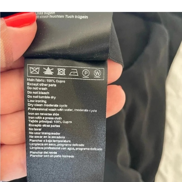 Ba&sh jupe anja black cupro ruffle midi skirt - Picture 9 of 11